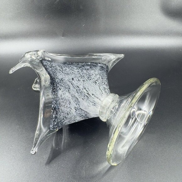 Venetian Glass Arte Murano Linea Mary Kristal Sculpture Glass Made In Italy VTG - Picture 11 of 12